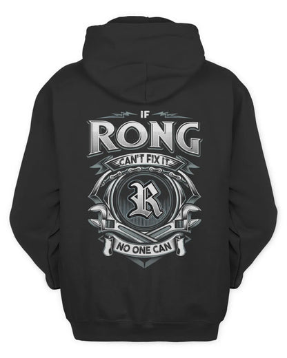 RONG AP81-K4-626 - Personalized Ahmed Quote Apparel “If Ahmed Can't Fix It, No One Can” - Unisex Hoodie - Black