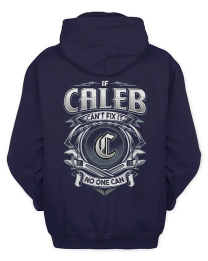 CALEB AP81-K4-626 - Personalized Ahmed Quote Apparel “If Ahmed Can't Fix It, No One Can” - Unisex Hoodie - Navy
