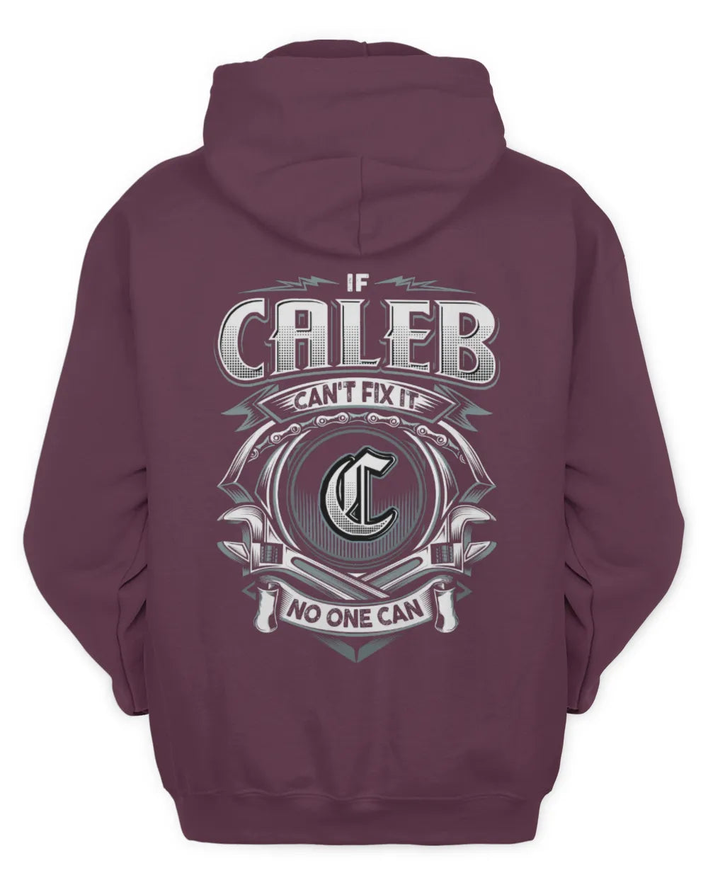 CALEB AP81-K4-626 - Personalized Ahmed Quote Apparel “If Ahmed Can't Fix It, No One Can” - Unisex Hoodie - Maroon