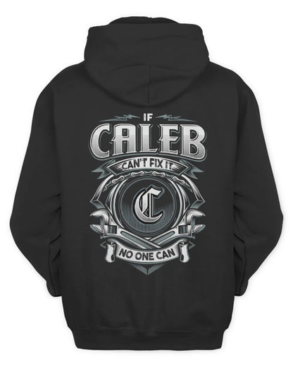 CALEB AP81-K4-626 - Personalized Ahmed Quote Apparel “If Ahmed Can't Fix It, No One Can” - Unisex Hoodie - Black