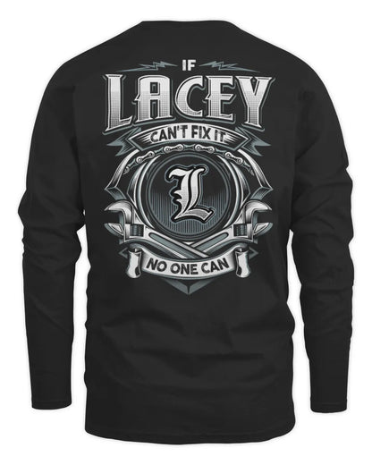 LACEY AP81-K4-626 - Personalized Ahmed Quote Apparel “If Ahmed Can't Fix It, No One Can” - Men's Long Sleeved T-Shirt - Black