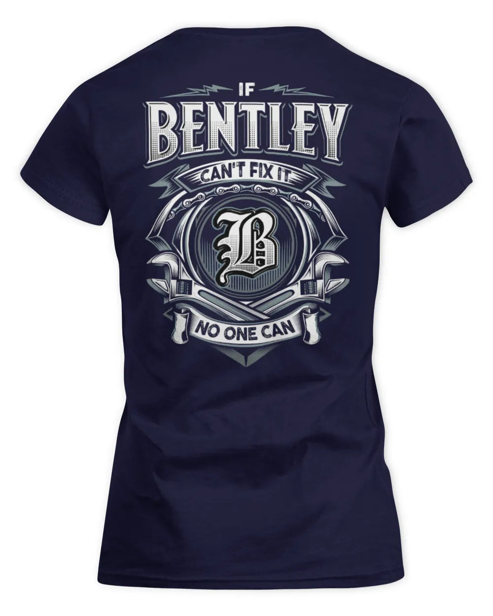 BENTLEY AP81-K4-626 - Personalized Ahmed Quote Apparel “If Ahmed Can't Fix It, No One Can” - Women's Standard T-Shirt - Navy