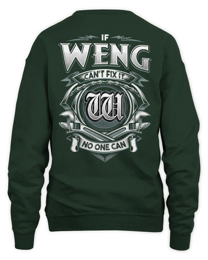 WENG AP81-K4-626 - Personalized Ahmed Quote Apparel “If Ahmed Can't Fix It, No One Can” - Unisex Sweatshirt - Forest Green