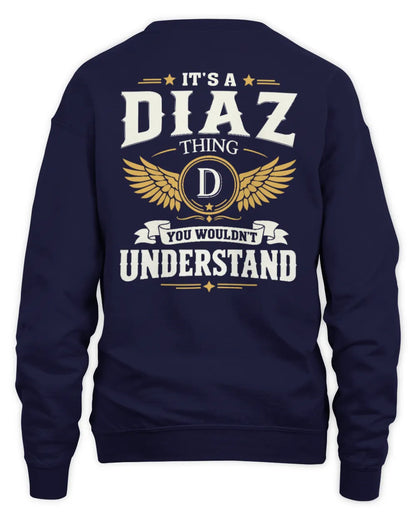 DIAZ KT06-M008 It’s a [NAME] Thing – You Wouldn’t Understand | Personalized Vintage T-Shirt - Unisex Sweatshirt - Navy