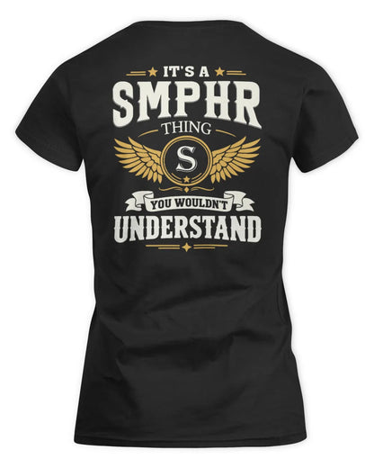 SMPHR KT06-M008 It’s a [NAME] Thing – You Wouldn’t Understand | Personalized Vintage T-Shirt - Women's Standard T-Shirt - Black