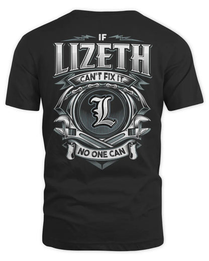 LIZETH AP81-K4-626 - Personalized Ahmed Quote Apparel “If Ahmed Can't Fix It, No One Can” - Unisex Standard T-Shirt - Black