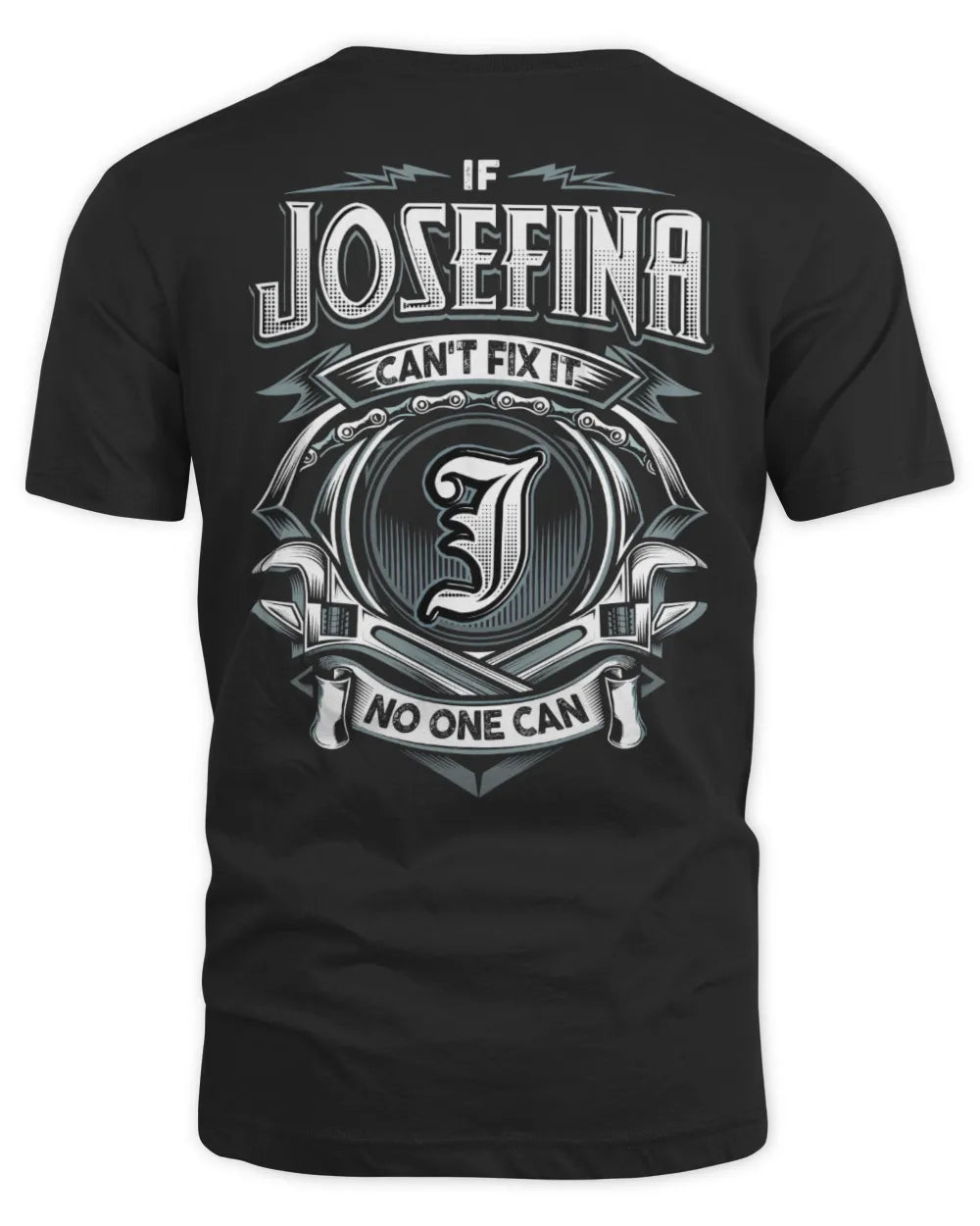 JOSEFINA AP81-K4-626 - Personalized Ahmed Quote Apparel “If Ahmed Can't Fix It, No One Can” - Unisex Standard T-Shirt - Black