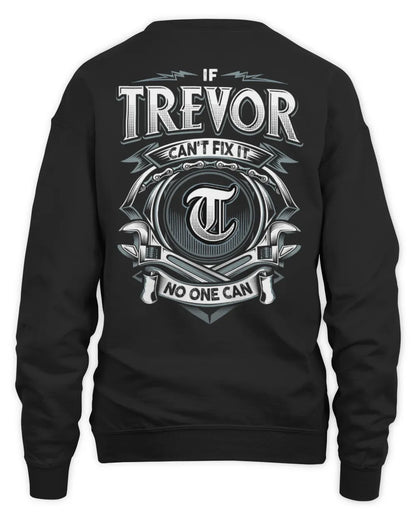 TREVOR AP81-K4-626 - Personalized Ahmed Quote Apparel “If Ahmed Can't Fix It, No One Can” - Unisex Sweatshirt - Black