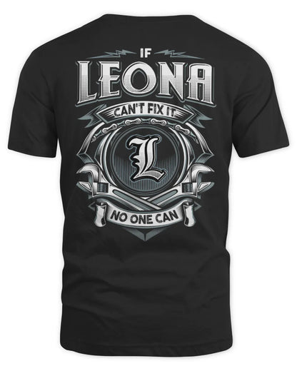 LEONA AP81-K4-626 - Personalized Ahmed Quote Apparel “If Ahmed Can't Fix It, No One Can” - Unisex Standard T-Shirt - Black