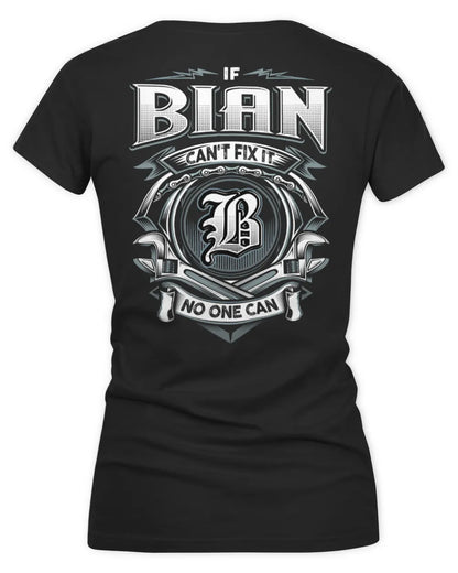 BIAN AP81-K4-626 - Personalized Ahmed Quote Apparel “If Ahmed Can't Fix It, No One Can” - Women's V-Neck T-Shirt - Black