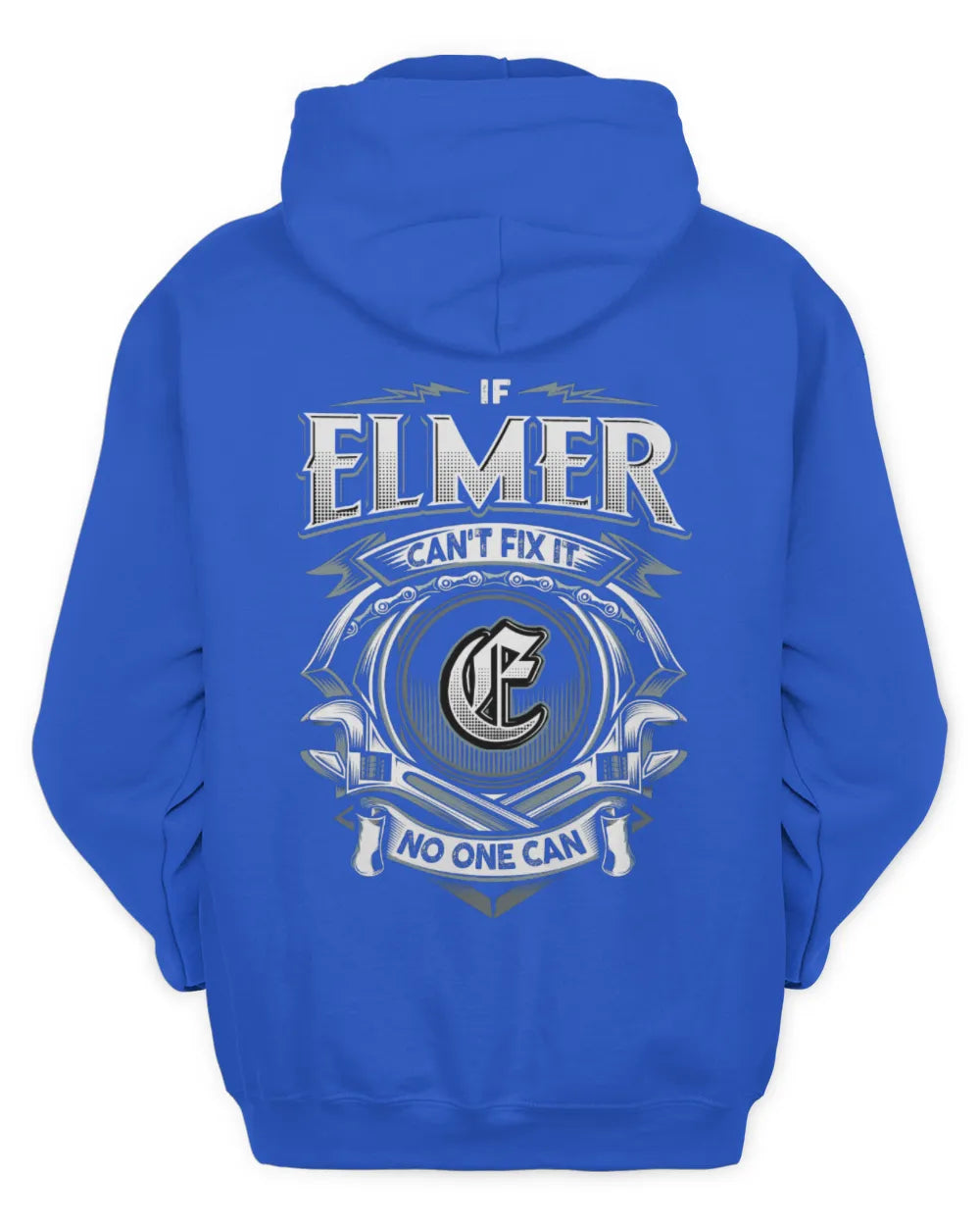ELMER AP81-K4-626 - Personalized Ahmed Quote Apparel “If Ahmed Can't Fix It, No One Can” - Unisex Hoodie - Royal