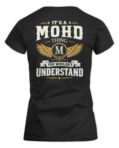 MOHD KT06-M008 It’s a [NAME] Thing – You Wouldn’t Understand | Personalized Vintage T-Shirt - Women's Standard T-Shirt - Black