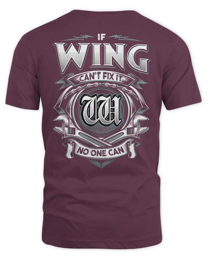 WING AP81-K4-626 - Personalized Ahmed Quote Apparel “If Ahmed Can't Fix It, No One Can” - Unisex Standard T-Shirt - Maroon