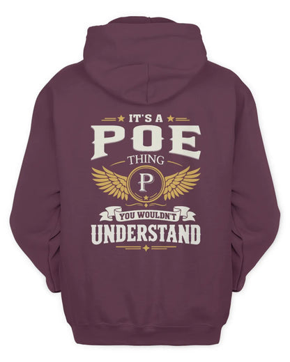 POE KT06-M008 It’s a [NAME] Thing – You Wouldn’t Understand | Personalized Vintage T-Shirt - Unisex Hoodie - Maroon