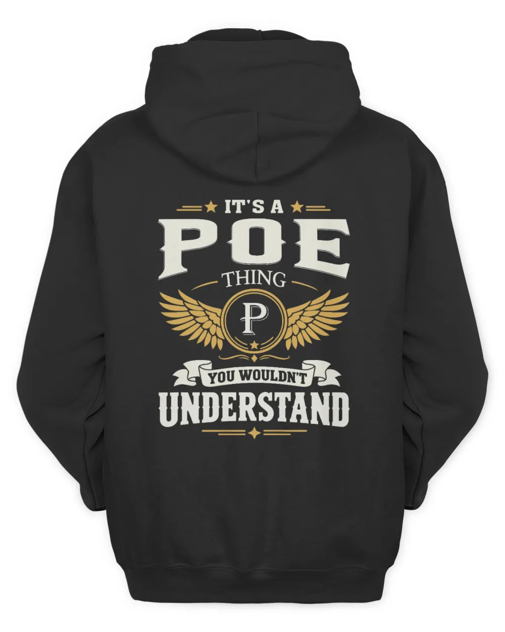 POE KT06-M008 It’s a [NAME] Thing – You Wouldn’t Understand | Personalized Vintage T-Shirt - Unisex Hoodie - Black