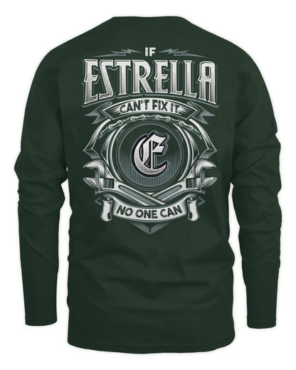 ESTRELLA AP81-K4-626 - Personalized Ahmed Quote Apparel “If Ahmed Can't Fix It, No One Can” - Men's Long Sleeved T-Shirt - Forest Green