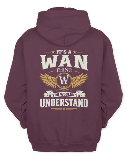 WAN KT06-M008 It’s a [NAME] Thing – You Wouldn’t Understand | Personalized Vintage T-Shirt - Unisex Hoodie - Maroon