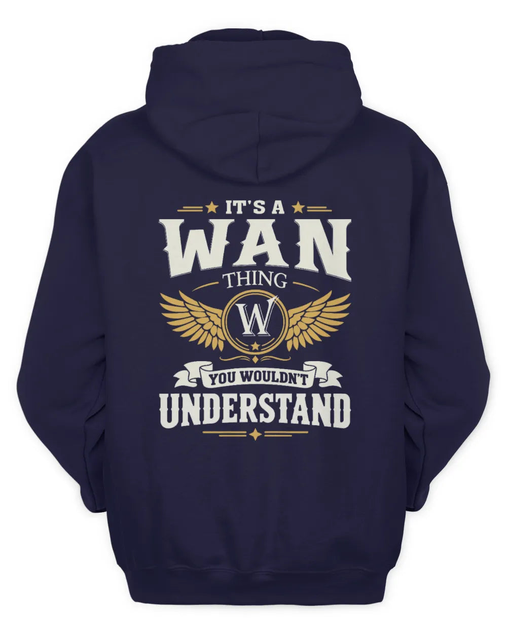 WAN KT06-M008 It’s a [NAME] Thing – You Wouldn’t Understand | Personalized Vintage T-Shirt - Unisex Hoodie - Navy