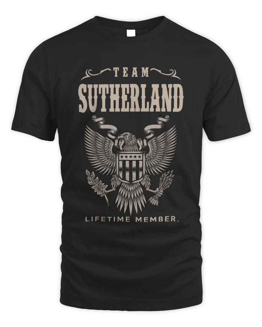 SUTHERLAND TP06-K82 – Personalized Classic Style Apparel “Team NAME Lifetime Member”