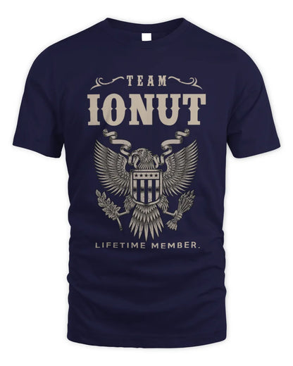 IONUT TP06-K82 – Personalized Classic Style Apparel “Team NAME Lifetime Member” - Unisex Standard T-Shirt - Navy