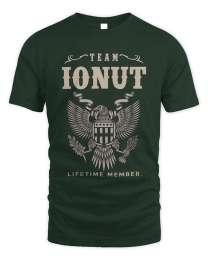 IONUT TP06-K82 – Personalized Classic Style Apparel “Team NAME Lifetime Member” - Unisex Standard T-Shirt - Forest Green