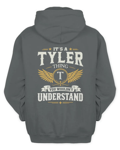 TYLER KT06-M008 It’s a [NAME] Thing – You Wouldn’t Understand | Personalized Vintage T-Shirt - Unisex Hoodie - Charcoal