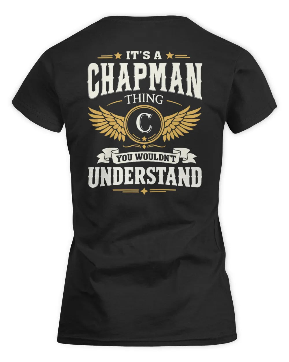 CHAPMAN KT06-M008 It’s a [NAME] Thing – You Wouldn’t Understand | Personalized Vintage T-Shirt - Women's Standard T-Shirt - Black