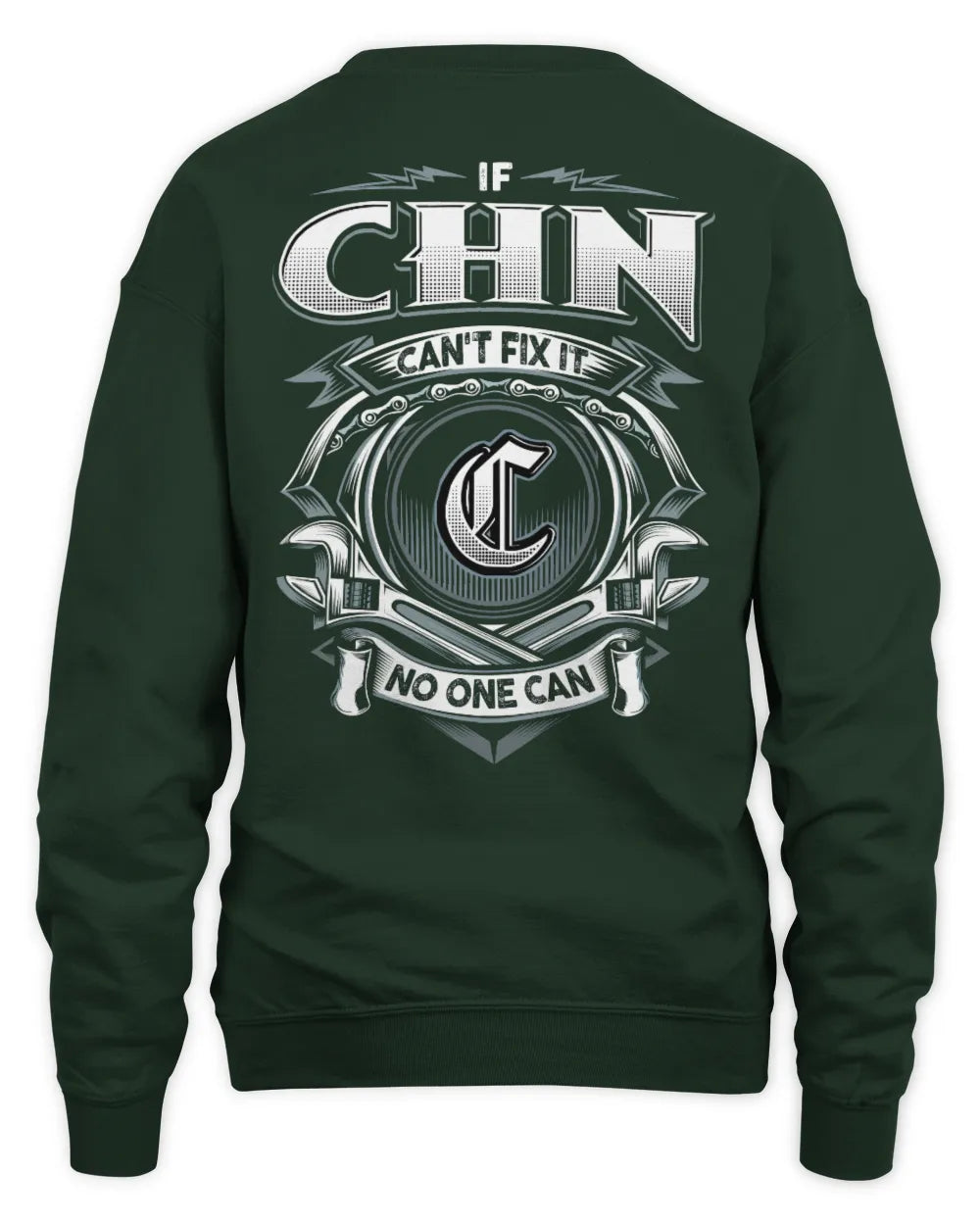 CHN AP81-K4-626 - Personalized Ahmed Quote Apparel “If Ahmed Can't Fix It, No One Can” - Unisex Sweatshirt - Forest Green
