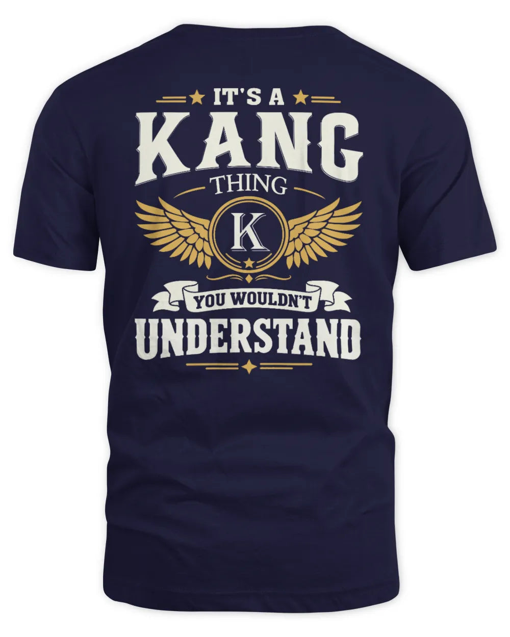 KANG KT06-M008 It’s a [NAME] Thing – You Wouldn’t Understand | Personalized Vintage T-Shirt - Unisex Standard T-Shirt - Navy
