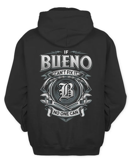 BUENO AP81-K4-626 - Personalized Ahmed Quote Apparel “If Ahmed Can't Fix It, No One Can” - Unisex Hoodie - Black