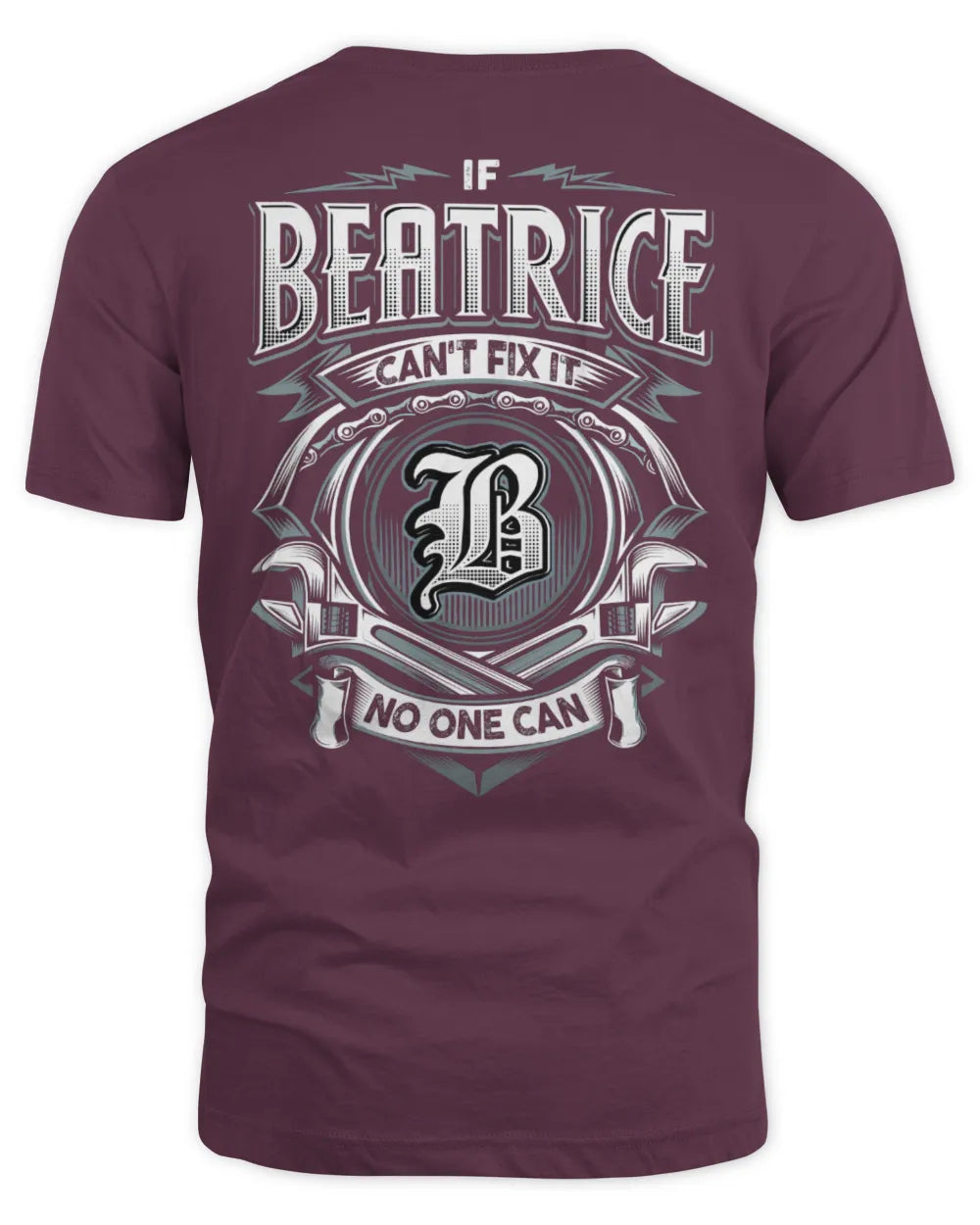 BEATRICE AP81-K4-626 - Personalized Ahmed Quote Apparel “If Ahmed Can't Fix It, No One Can” - Unisex Standard T-Shirt - Maroon