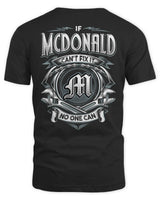 MCDONALD AP81-K4-626 - Personalized Ahmed Quote Apparel “If Ahmed Can't Fix It, No One Can” - Unisex Standard T-Shirt - Black