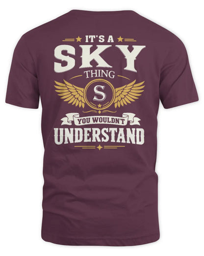 SKY KT06-M008 It’s a [NAME] Thing – You Wouldn’t Understand | Personalized Vintage T-Shirt - Unisex Standard T-Shirt - Maroon