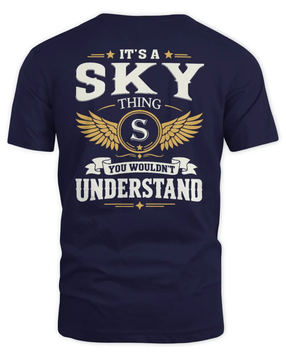 SKY KT06-M008 It’s a [NAME] Thing – You Wouldn’t Understand | Personalized Vintage T-Shirt - Unisex Standard T-Shirt - Navy