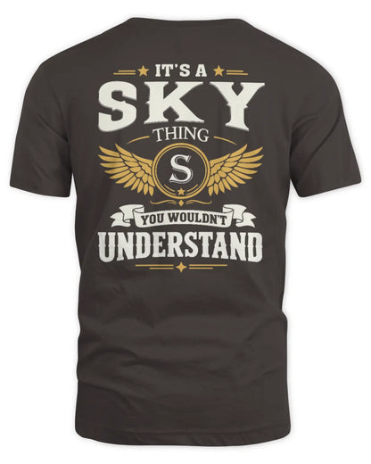 SKY KT06-M008 It’s a [NAME] Thing – You Wouldn’t Understand | Personalized Vintage T-Shirt - Unisex Standard T-Shirt - Dark Chocolate