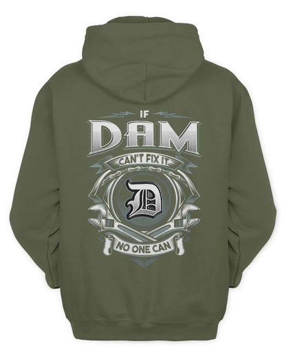 DAM AP81-K4-626 - Personalized Ahmed Quote Apparel “If Ahmed Can't Fix It, No One Can” - Unisex Hoodie - Military Green