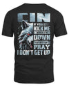CIN AP62-K4-666 - Personalized Fierce Wolf Quote Apparel “If You Kick Me When I’m Down, You Better Pray I Don’t Get Up”