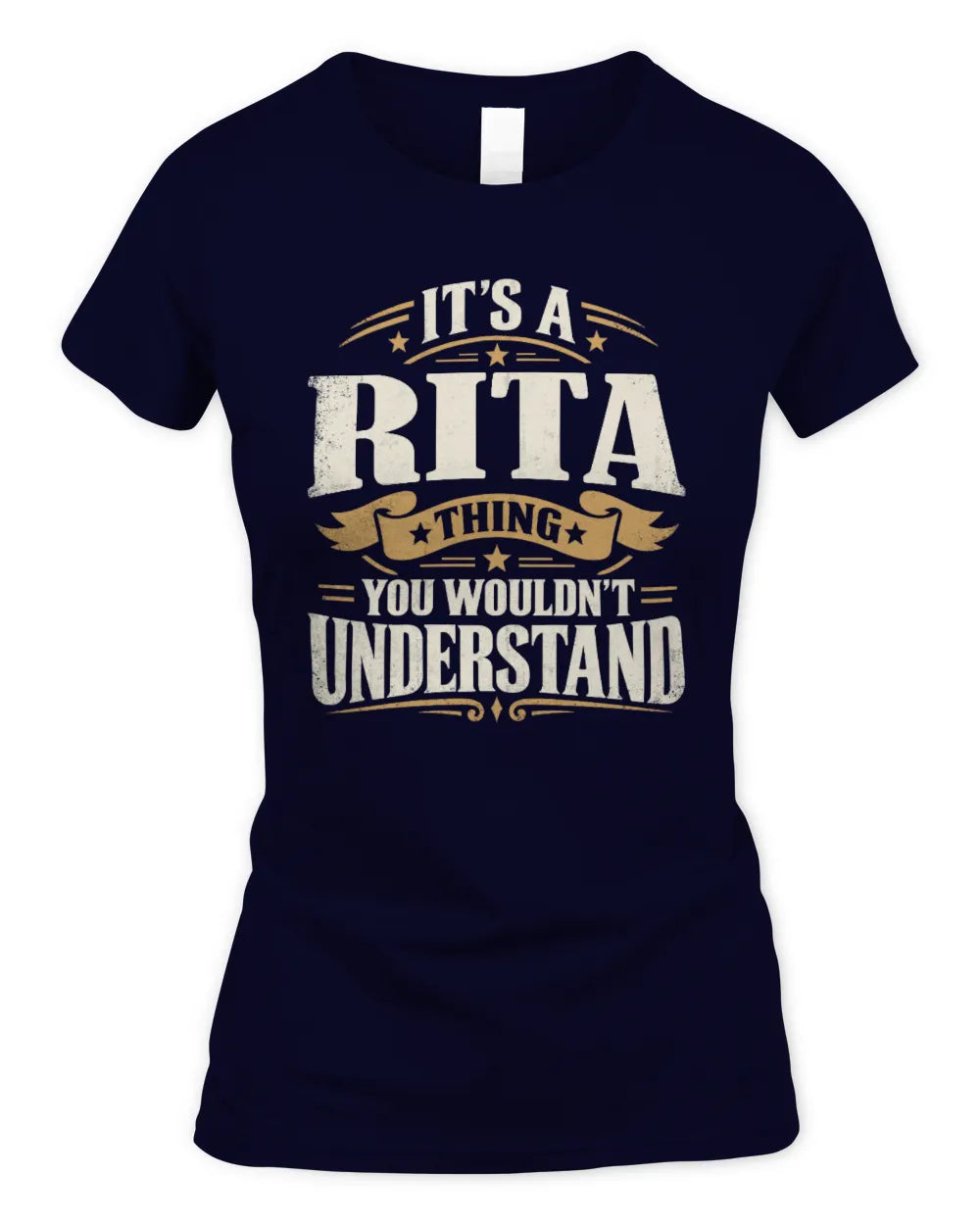 RITA P08 TH51 - Personalized “It’s a/an [NAME] Thing – You Wouldn’t Understand” Shirt - Women's Standard T-Shirt - Navy