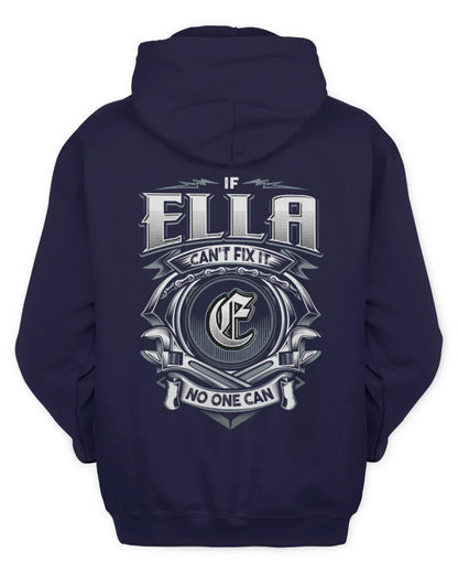 ELLA AP81-K4-626 - Personalized Ahmed Quote Apparel “If Ahmed Can't Fix It, No One Can” - Unisex Hoodie - Navy