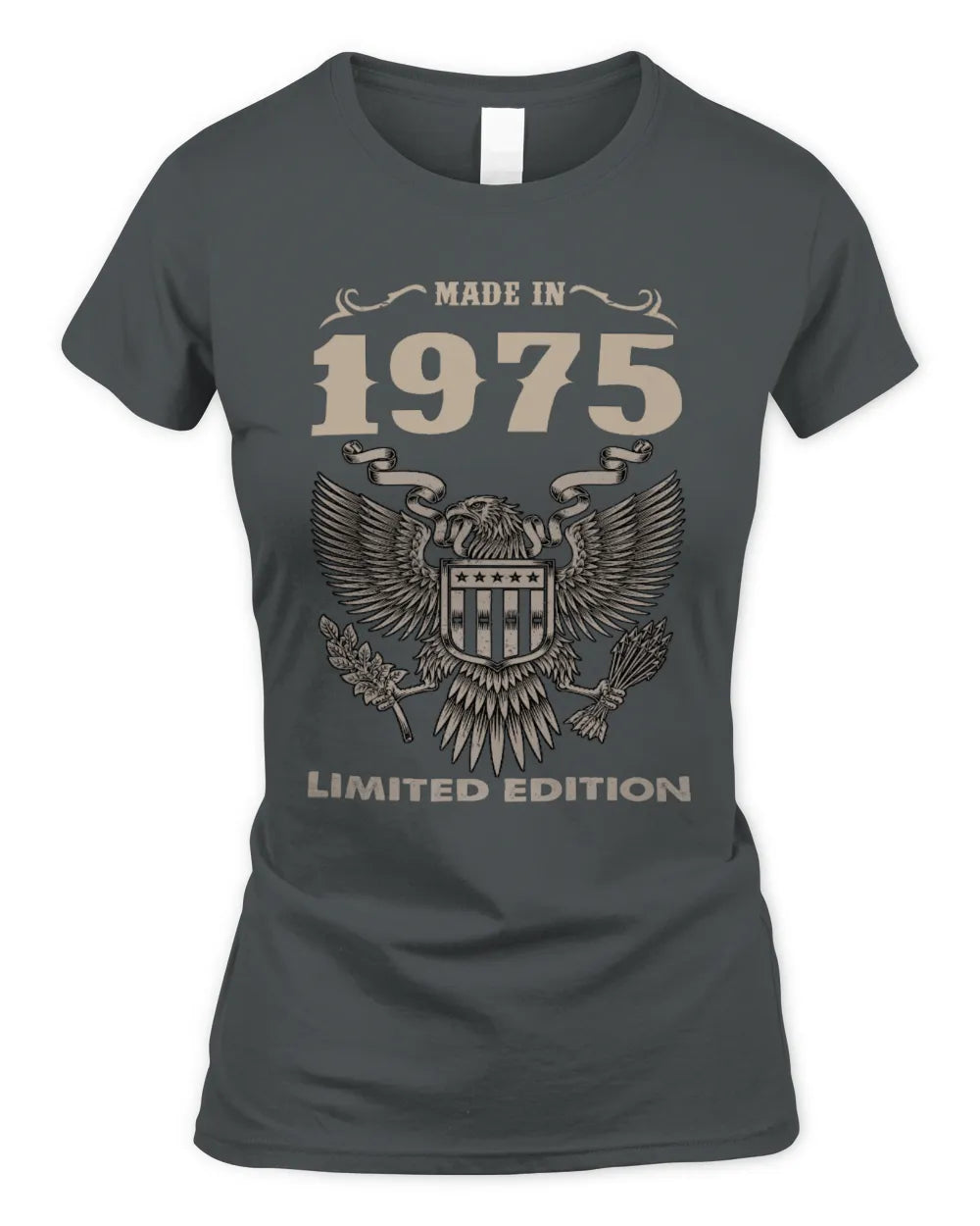 1975 HH89-K2 – Classic Birth Year Limited Edition T-Shirt - Women's Standard T-Shirt - Charcoal