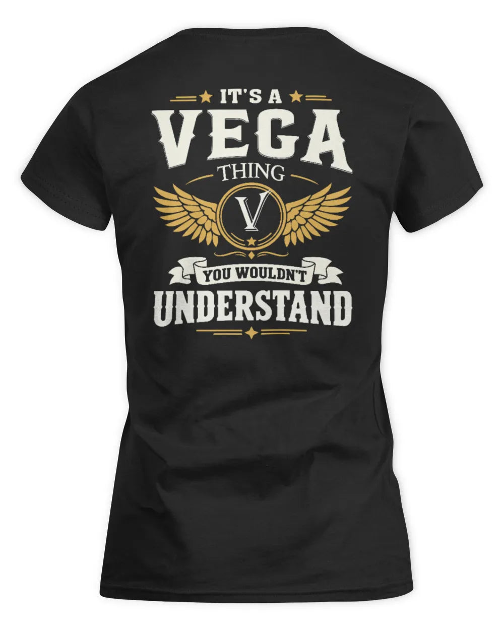 VEGA KT06-M008 It’s a [NAME] Thing – You Wouldn’t Understand | Personalized Vintage T-Shirt - Women's Standard T-Shirt - Black
