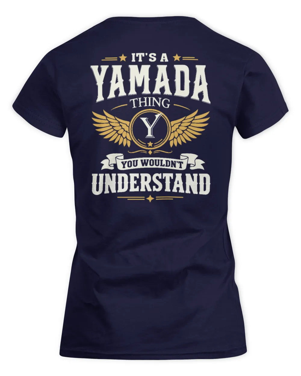 YAMADA KT06-M008 It’s a [NAME] Thing – You Wouldn’t Understand | Personalized Vintage T-Shirt - Women's Standard T-Shirt - Navy