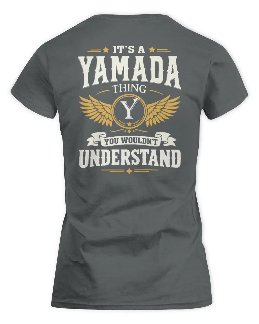 YAMADA KT06-M008 It’s a [NAME] Thing – You Wouldn’t Understand | Personalized Vintage T-Shirt - Women's Standard T-Shirt - Charcoal