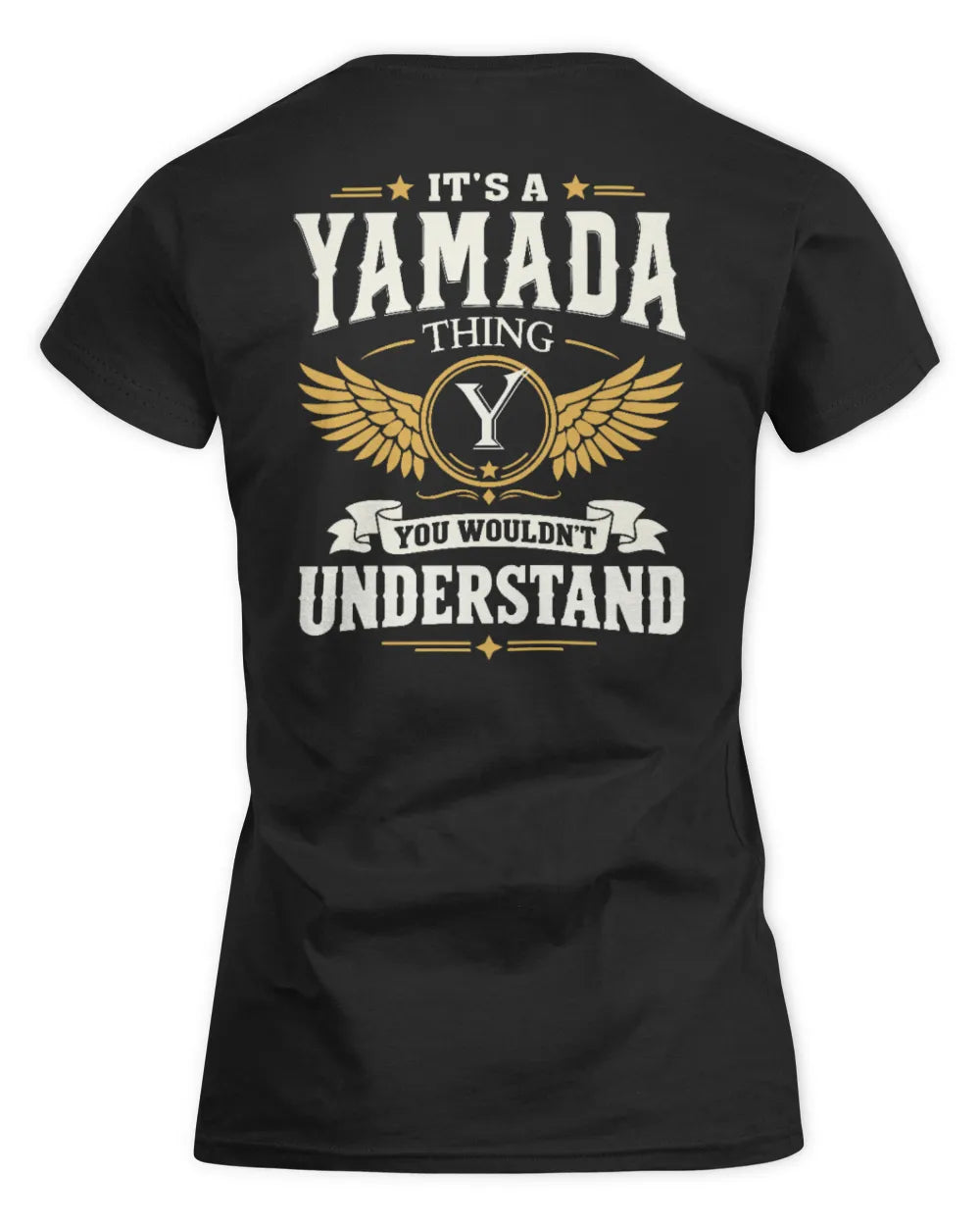 YAMADA KT06-M008 It’s a [NAME] Thing – You Wouldn’t Understand | Personalized Vintage T-Shirt - Women's Standard T-Shirt - Black
