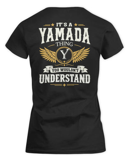 YAMADA KT06-M008 It’s a [NAME] Thing – You Wouldn’t Understand | Personalized Vintage T-Shirt - Women's Standard T-Shirt - Black