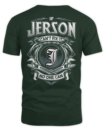JERSON AP81-K4-626 - Personalized Ahmed Quote Apparel “If Ahmed Can't Fix It, No One Can” - Unisex Standard T-Shirt - Forest Green