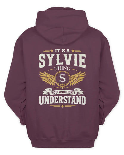 SYLVIE KT06-M008 It’s a [NAME] Thing – You Wouldn’t Understand | Personalized Vintage T-Shirt - Unisex Hoodie - Maroon