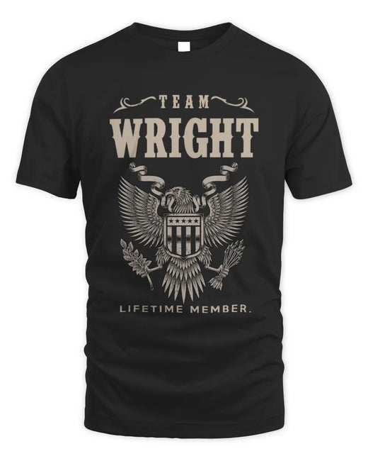 WRIGHT TP06-K82 – Personalized Classic Style Apparel “Team NAME Lifetime Member”