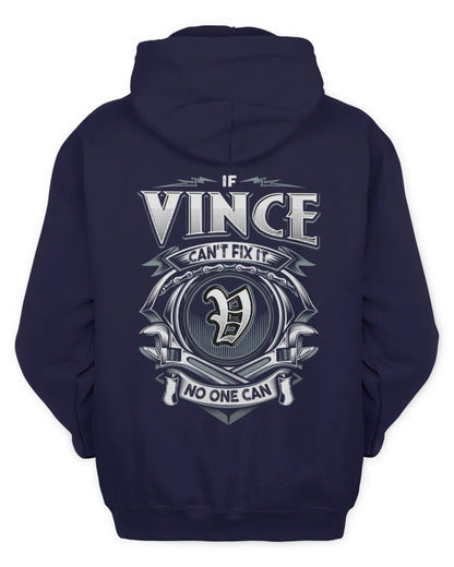 VINCE AP81-K4-626 - Personalized Ahmed Quote Apparel “If Ahmed Can't Fix It, No One Can” - Unisex Hoodie - Navy