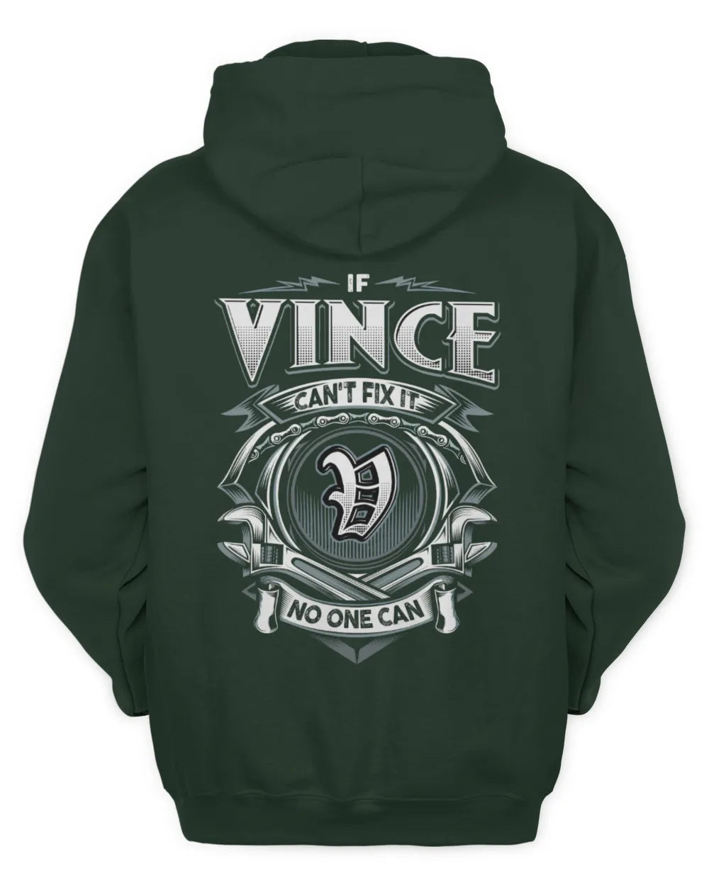 VINCE AP81-K4-626 - Personalized Ahmed Quote Apparel “If Ahmed Can't Fix It, No One Can” - Unisex Hoodie - Forest Green